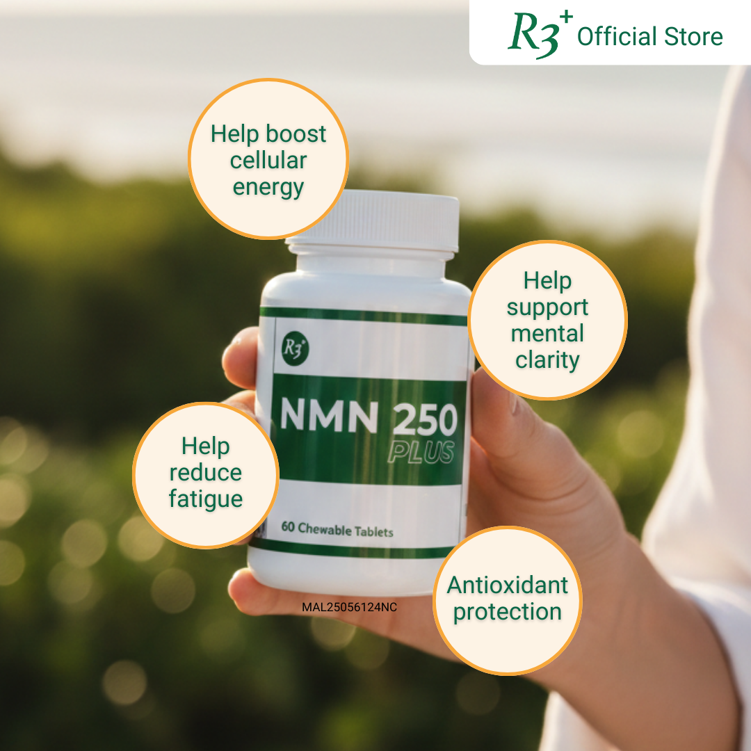 KKM Approved, Halal Supplement NMN250 with CoQ10 & Astaxanthin